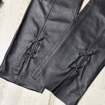 wilson's leather  Maxima Black Lace-Up Pants and Top Set Vintage 1990’s Photo 1
