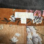 Francesca's Francesca’s Burnt orange/brown floral skirt Photo 3