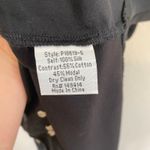 Johnny Was  MIA Embroidered Tank Top Womens Size Small Silk Floral Black White Photo 3