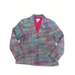 Coldwater Creek  MultiColor Tweed Blazer Jacket PS Acrylic Rayon Lining Polyester Photo 6