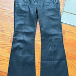 ALC Frank Like New 100% lamb leather kick flare pants Photo 0