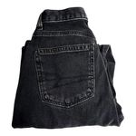 American Eagle  BLACK DISTRESSED MOM JEANS 5 Pocket Women's 00 Denim Cotton 24x27 Photo 4