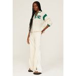 Something Navy Two Tone White Cream Wide Leg High Rise Jeans Size 8 Photo 1