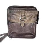 Fossil  Brown leather Crossbody organize Women bag purse‎ Photo 0