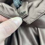 Bill Levkoff  Sz 20 Brown Satin Cocktail Dress Fit & Flare Big Bow Detail Pockets Photo 10