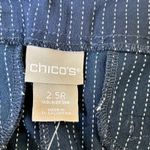 Chico's NWT Brigitte Slim Leg So Slimming Pinstripe Career Pants Size 14R Photo 4