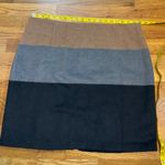 Amanda & Chelsea  Womens XL Black Brown Gray Wool Blend Lined Mini Skirt Workwear Photo 1