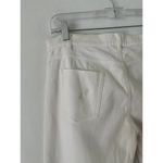 NWD Iceberg White Fretty Denim Cropped Jeans Made In Italy Euro 42 US 26 Photo 3