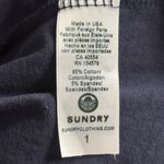 Sundry  anthropologie boho Verona Maxi Tee Dress Blue Striped Knit Casual small Photo 14