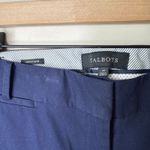 Talbots Signature Straight Leg Ankle Pants Size 14 Indigo Navy Stretch Chinos Photo 2