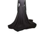 Black Long Sleeve Maternity Photoshoot Gown – Size 2XL, Gothic/Witchy Look Photo 8