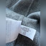 Gap  grey relaxed wool blend tie waist coat XL Minimalist double faced soft Photo 4