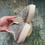Crown Vintage Kalinda animal print silver glitter tennis shoes, size 8M Photo 3