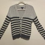 Tommy Hilfiger Striped Button Front Long Sleeve Cardigan | Sweater Photo 0