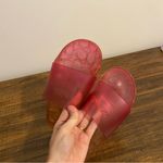 Coach Pink Jelly Slide Sandals size 8 Photo 4