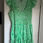 Universal Threads Green Floral Dress Photo 0