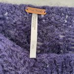 Free People  Maribel Chunky Cable Knit Mohair Blend Sweater Small Photo 3