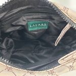 Vintage Lauren Ralph Lauren Logo Nylon Zip Up Hobo Bag Y2K Black Photo 7