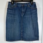 Ralph Lauren LRL Lauren Jeans Co  Mid Jean Skirt Size 4P EUC #5555 Photo 1