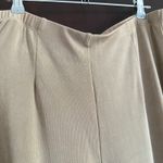 CHICO'S TRAVELERS | Taupe Tan Flat Front Straight Leg Pull on pants | Large 2 Photo 3