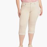 NYDJ NWT Marilyn Cool Embrace® Cuff Crop Straight Leg Jeans (Pearl Grey) 18W Photo 2
