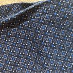 Talbots  Navy Blue White Geometric Floral Print Casual Dress Pants Photo 5