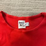 Princess Polly Red Cut Out Bodysuit Photo 4