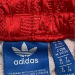 Adidas • Solid Red Quilted Stitch Shorts Photo 7