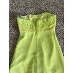 Mon Cheri  lime‎ green dress size 8 Photo 5