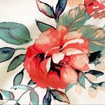 Adrienne Dress Tropical Floral On Off Shoulder Ruffle Neckline Sleeveless Small Photo 14