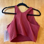 Athleta Conscious Crop Bra A-C Powervita Fabric Breathable Sporty Yoga NWT Large Photo 11
