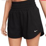 Nike  Black Dri Fit Ultra High Waist 3” Inch Shorts Photo 0