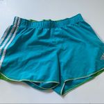 Adidas Women’s  Blue and Green Shorts Small Photo 4