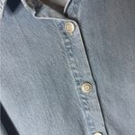 Z Supply  NEW LIGHT DENIM MINI DRESS Large Photo 3