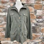 Blvd  Olive Utility Jacket for Women Photo 3