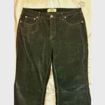 Free People  Corduroy Raw Hem Flare Jeans Black Noir 31 Photo 3