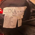 Mac Duggal Ieena Sequin Evening Slip Gown Black Rose gold holiday dress Size 6 Photo 4