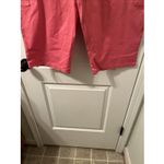 Lee  Flex-To-Go Skimmer Capri Pants Womens 18 Medium Coral Mid Rise Cargo Pants Photo 6