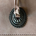 Montana West  | Dusty Rose Leather Crossbody Bucket Bag w/ Tooled Design Photo 3