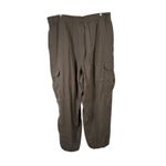 Joie  Modal Utility Cargo Jogger Pants Green Lightweight Baggy Y2K Womens XL Photo 2