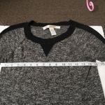 Max Studio Grey Color Block Crewneck Sweater Dress S Cozycore Minimalist Winter Photo 8