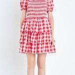 English Factory Gingham Dress Photo 0