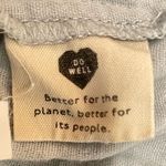 Madewell ‎ Short Ruffle Sleeve Easy Mini Dress Pockets Glassware Blue Size Medium Photo 6