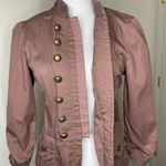 Maurices Women's Brown Jacket Ruched 3/4 Sleeve Pockets Boho Grunge Y2K M Photo 5