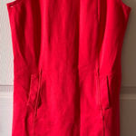 Boden Women’s Red Cotton Blend Button Back Midi Dress Size 8 Red Photo 0