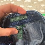 Ralph Lauren Vintage 90s  jeans denim pants wide leg buttons brass embroidered Photo 3