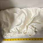 Banana Republic Shirt Women Size XS White Satin Taffeta Quiet Luxury Evening Photo 4