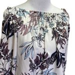 Veronica M  Floral Off Shoulder Floral Blouse Bell Sleeves Size XS Photo 2