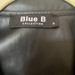 Blue B Collection Faux Leather Fringe Jacket Photo 3