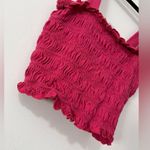 American Eagle  Ruched Raspberry Sleeveless Crop Tank Top Women’s Sz S EUC Photo 1